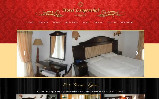 Hotel Langenthal izrada sajta